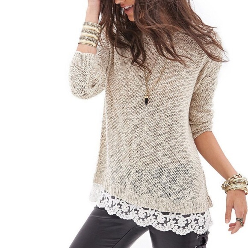Knit sweater SZ small from F21